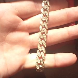 mens Silver bracelet.